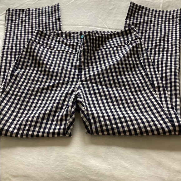 J McLaughlin gingham black, white pants. - Picture 7 of 11